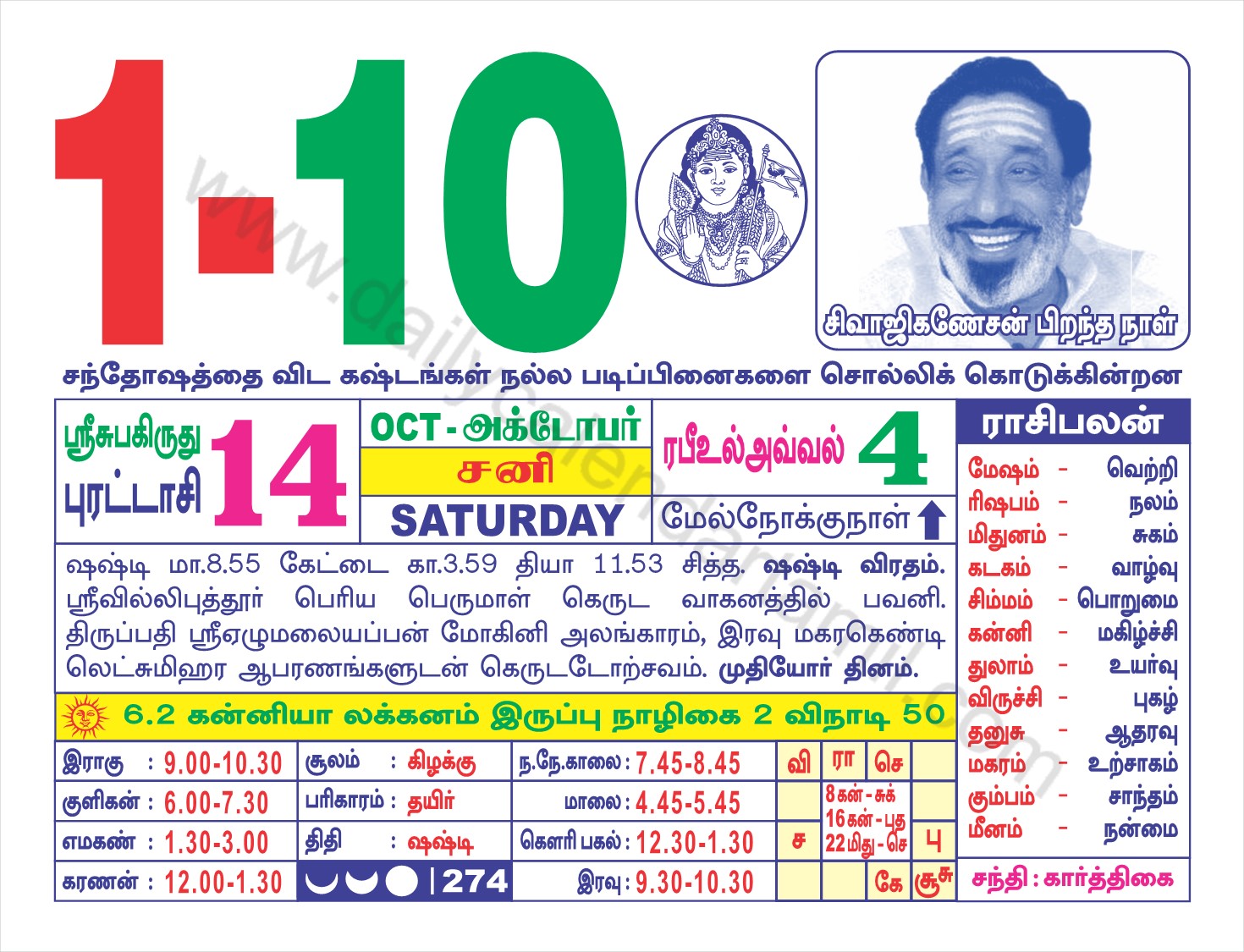 Diwali 2022 Calendar Tamil Calendar October 2022 | தமிழ் மாத காலண்டர் 2022