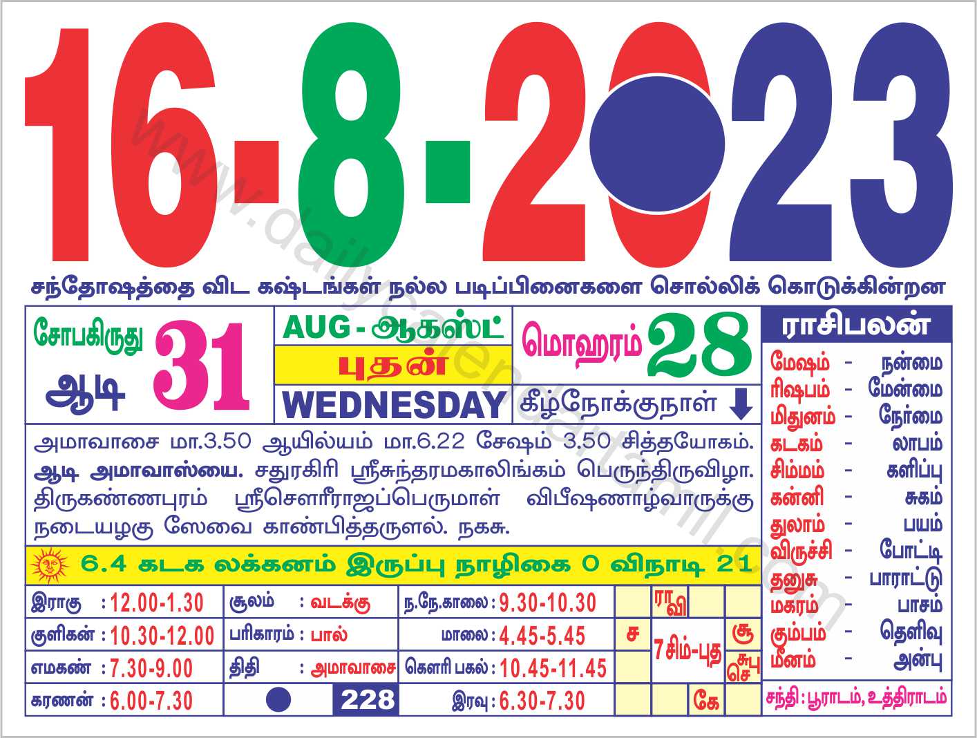 When is Aadi Amavasai in 2023? Date & Time in Tamil Calendar